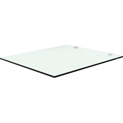 Tablette en verre trempé avec supports - Diamond