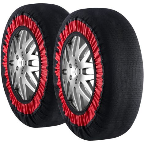 Lot de 20 Chaînes à Neige Universelles Réglables pour Pneus (86 x 2 cm), Sangles Anti-Dérapantes pour Voiture, SUV et Camion (1/5)
