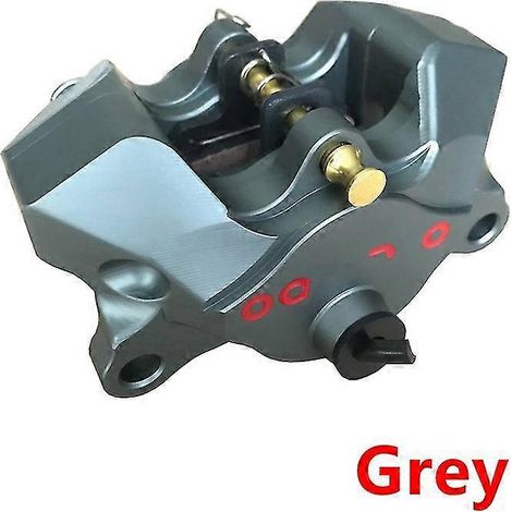 Étrier de frein arrière chromé/gris avec plaquettes, fixation 84 mm, pour motos Ducati, Honda, Yamaha et Kawasaki - Compatible avec les modèles Honda, Yamaha et Kawasaki (1/5)