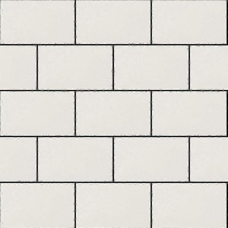 Papier peint à carreaux de métro brillants blancs - (1/2)