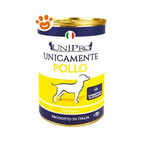 Unipro Dog Unicamente Adult Pollo - Lattina 400 Gr -