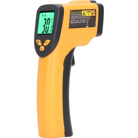 Thermomètre infrarouge industriel portable numérique LCD - 50 à 600 °C MY600 (1/5)