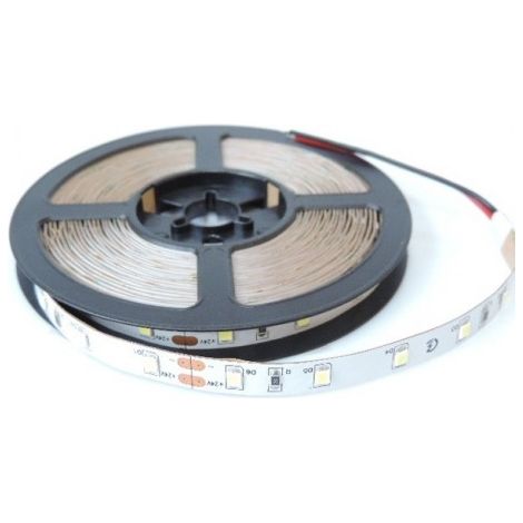 Ruban LED 4.4W/m blanc froid 6000-6500K 360-400lm Longueur 5 Mètres 24V (alim non incl) IP20 ELECMAN 30452004 (1/2)