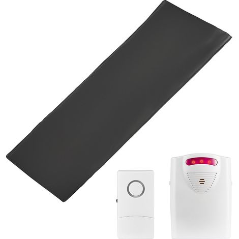 Tapis Alarme de Sortie de Lit, Capteur de Surveillance de Lit sans Fil, avec Téléavertisseur, Coussin de Prévention des Chutes, pour Personnes Âgées, Maison, Hôpital, Centre de Rééducation (1/5)