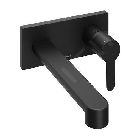 Ravak Puri - Mitigeur de lavabo encastrée avec corps d’encastrement, noir mat X070184 (1/3)