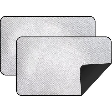 Lot de 2 rideaux pare-soleil magnétiques occultants pour voiture, adaptés aux vitres latérales arrière, offrant protection solaire et intimité. (1/5)