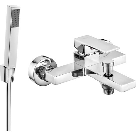 Mexen Uno R77 rubinetto da vasca con set doccia, cromo - 7143R77-00 (1/3)