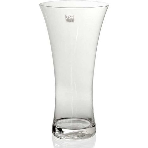 VASO DA ARREDO IN VETRO SLIM 19X37CM TRASPARENTE (1/2)