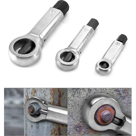 Juego de divisores de tuercas, herramienta para extraer tuercas dañadas, 9-12 mm/12-16 mm/16-22 mm (3 piezas) (1/5)