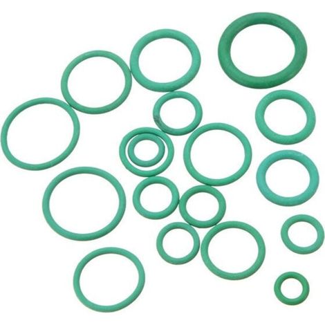 YMYNY 270 O-Ringe in 18 verschiedenen Größen, grüne Gummidichtungen - (1/4)