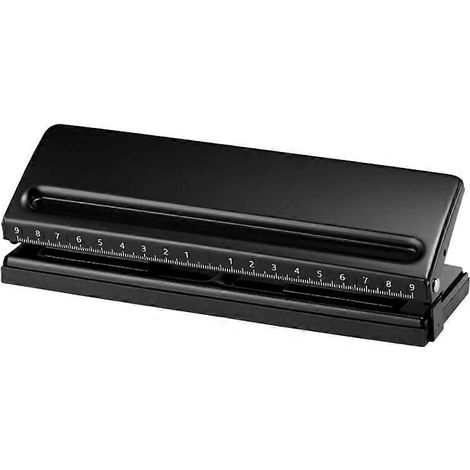 Perforatrice métallique réglable à 6 trous pour agendas, carnets et pages de recharge pour classeurs (1/5)