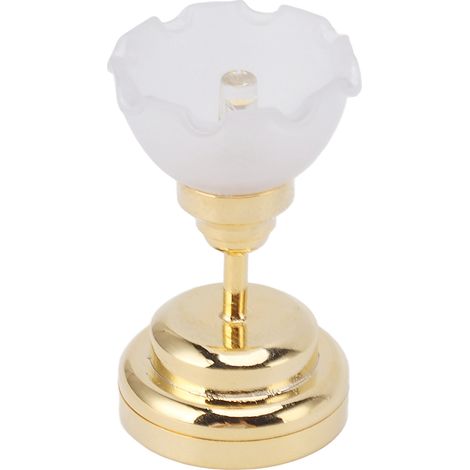 Suspension LED en forme de fleur pour maison de poupée (échelle 1:12) - Accessoires de décoration (1/5)