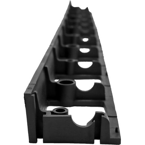 Rasenkante Kunststoff Schwarz 1000 x 80 x 45 mm - pro Stück