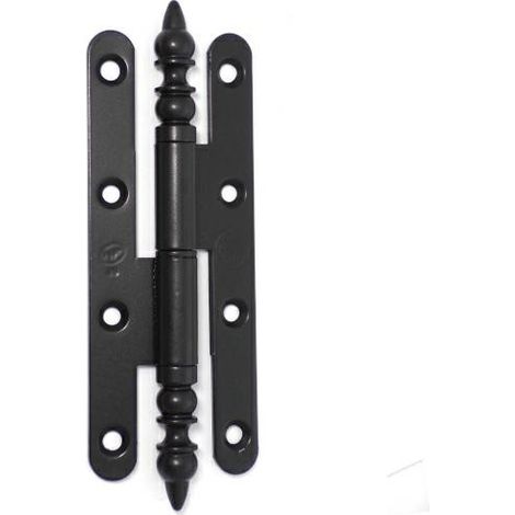 Cerniera in ferro nero rustico BROS 140x55 mm - Sinistra - 3ARG145B