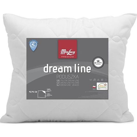 Almohada de silicona Miss Lucy Dream Line de 45 x 45 cm.