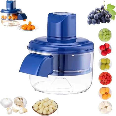 Machine Automatique à Éplucher les Raisins & Éplucheur Électrique à Ail – Outil en Acier Inoxydable pour Raisins, Éplucheur de Fruits Rechargeable, Outil de Dépelage de Peau de Fruits, Machine Électri (1/5)