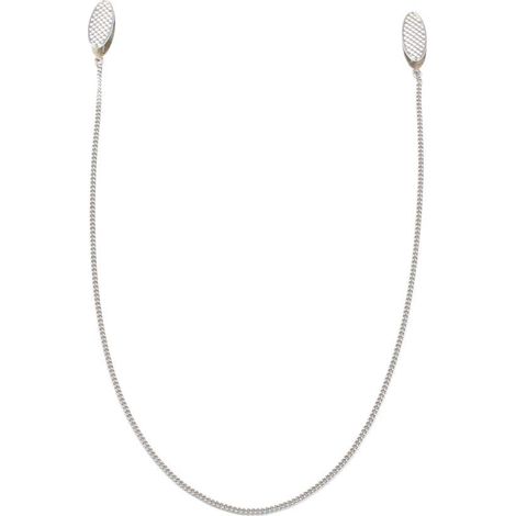 Chaîne attache-serviette de table pour le cou, disponible dans 2 variantes différentes, Métal, platine, 1 pièce (1/3)