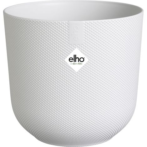 elho® Übertopf Jazz Seidenweiß rund Ø 16 cm - Kunststoff
