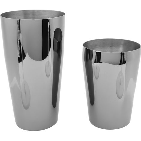 2-teiliges Cocktailshaker-Set aus Edelstahl, Barzubehör für Mixologie und Getränkezubereitung (1/5)