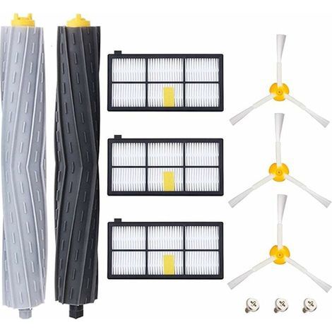 Pièces accessoires pour iRobot Roomba 800 805 860 861 865 866 870 871 876 880 885 886 890 895 896 900 960 966 980, Remplaçant Filtres et Brosses Kit pour Aspirateur Robot - 11in1 (1/5)