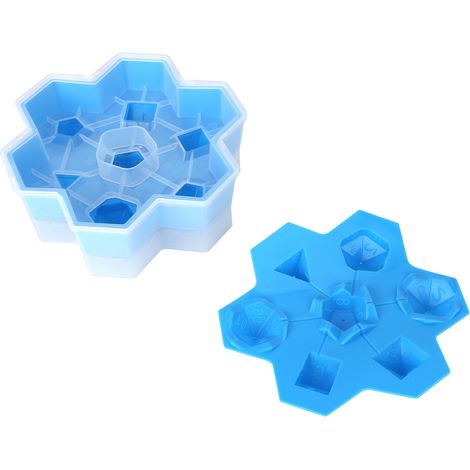 Moule à glaçons en silicone alimentaire, outil de pâtisserie DIY pour pudding, crème glacée, gâteau, chocolat et savon artisanal (1/5)