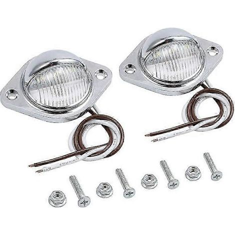 Geeignet für weiße Kennzeichenbeleuchtung, wasserdicht und stoßfest, ideal für Lkw, SUVs, Anhänger, Transporter und Wohnmobile. (Empfohlenes Geschenk) (1/5)