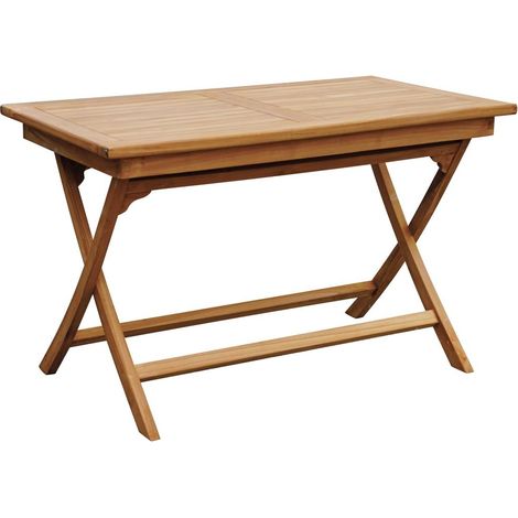 Tavolo 120x70 cm in legno teak - Orta (1/5)
