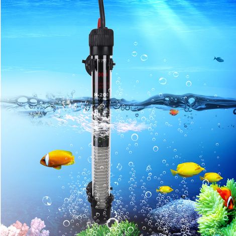 Chauffage d'aquarium submersible automatique à température constante 100 W, avec tige chauffante (prise UE 220 V). (1/5)
