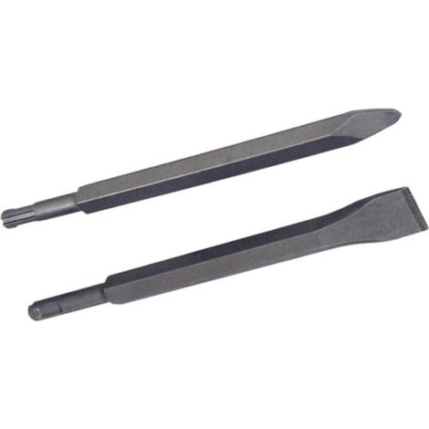 Juego de 2 cinceles planos y puntiagudos SCHEPPACH SDS-Plus - 7907900003