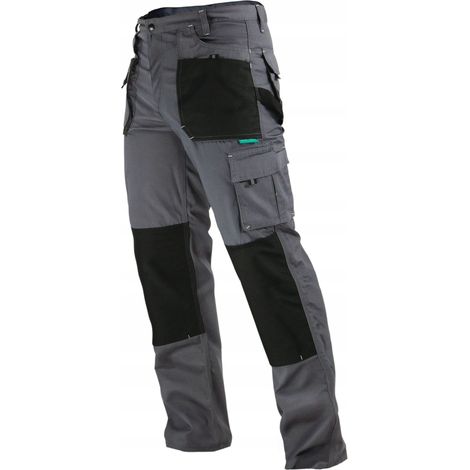 Pantalones de trabajo STALCO BASIC LINE 4XL Gris S-47865 1 unidad.