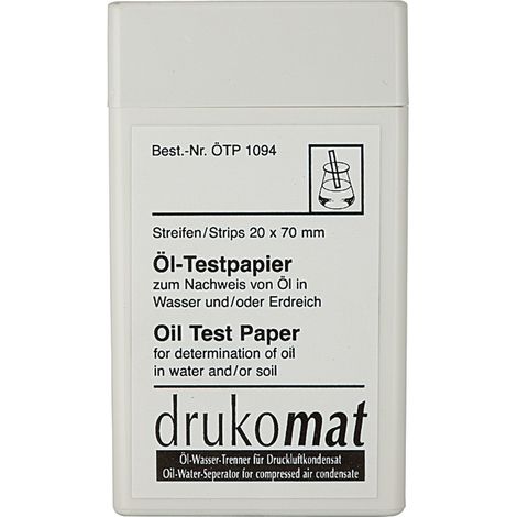 Riegler Öl-Testpapier (50 Streifen), für Öl-Wasser-Trenner »drukosep« (1/2)