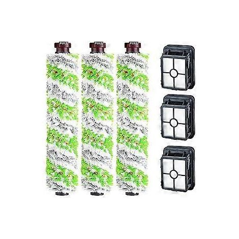 Kit d'accessoires Crosswave, rouleaux de brosse multi-surfaces pour animaux et filtres HEPA haute efficacité, compatibles avec les modèles Crosswave Pet Pro et sans fil. (1/5)