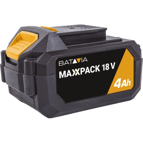Batterie lithium-ion 18V 4.0Ah – Compatible avec 60 outils Maxxpack – Performance optimale sans effet mémoire – Batavia - LI 4 AH (1/6)