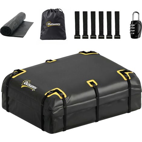 Coffre de toit pliable et étanche de 21 pieds cubes pour véhicules (1/5)