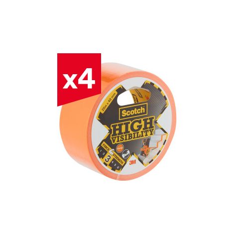 Lot de 4 toiles Scotch® HighVisibility Orange (1/5)