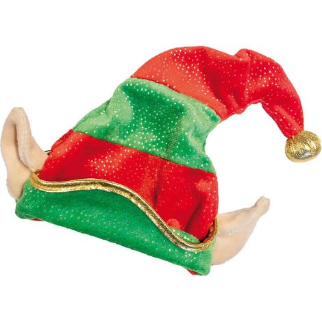 Set 3 pezzi Cappello Xmas Elf Orecchie 15 cm