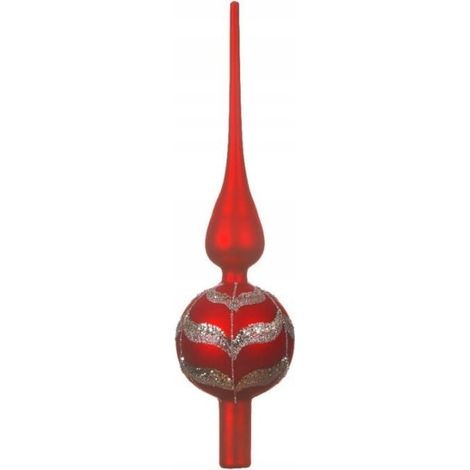 Cime de sapin de Noël, pique de Noël, 31 cm