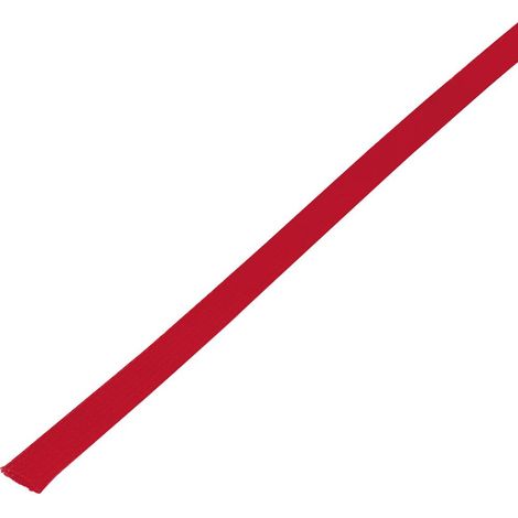 TRU COMPONENTS 1572526 CBBOX1015-RD Guaina intrecciata Rosso PET 10 fino a 15 mm 10 m (1/2)