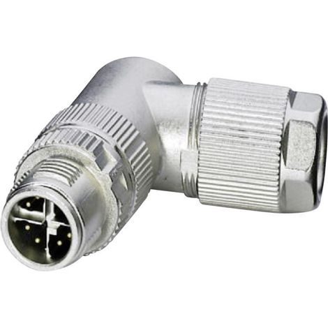 Phoenix Contact 1417443 Sensor-/Aktor-Datensteckverbinder M12 Stecker, gewinkelt  Polzahl Sensoren: