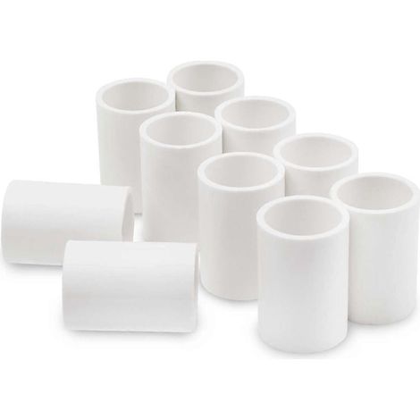Lot de 20 raccords à emboîtement droits de 32 mm pour tuyaux PVC, coudes et raccords pour tuyaux d'arrosage. (1/5)
