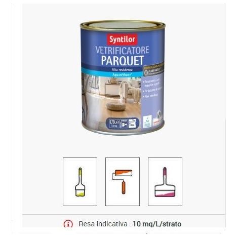 VETRIFICATORE AQUA 2,5 LT SATINATO OPACO