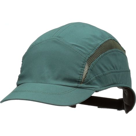 3M™ First Base™ 3 Bump Cap 2030596, Classic, verde scuro, visiera ridotta, 55 mm (1/5)