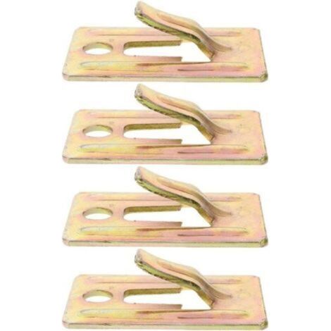 4 supports muraux pour chauffe-eau – kit de fixation pour murs creux avec crochets et plaques de montage, idéal pour installation rapide et sécurisée
