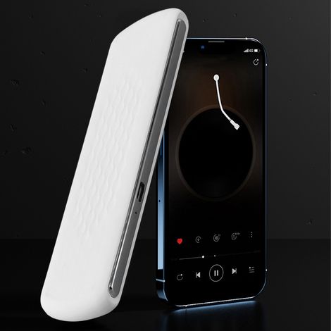 Altoparlante Bluetooth a conduzione ossea per il sonno, ideale per chi soffre di insonnia - Bianco (1/4)