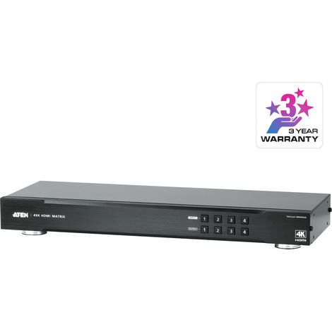 Commutateur matriciel HDMI 4 ports Aten, 4K, VM0404HA-AT-G