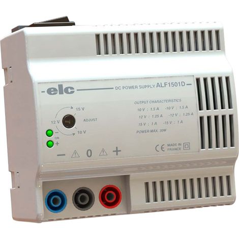 Alimentation de laboratoire, +/-10V, 1A, 1 sortie 40W