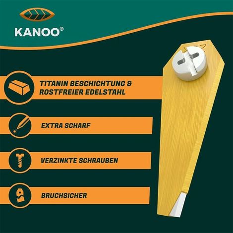 Ineasicer Lot de 18 lames de rechange en titane pour robot tondeuse Bosch Indego - Lames de rechange pour tondeuse à gazon Bosch Indego (1/4)