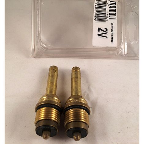 Ricambio coppia vitoni rubinetto da 1/2" asta 42mm Mamoli 2V (1/2)