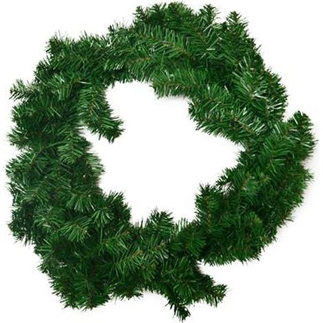 Ghirlanda verde cornice per decorazioni natalizie addobbi allestimento negozio casa porte portoni interni ed esterni molto folta (1/5)