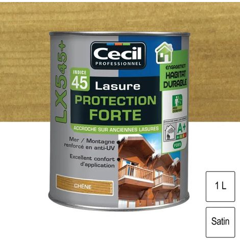 Lasure V33 Chêne 1l Protection Bois Longue Durée - V33